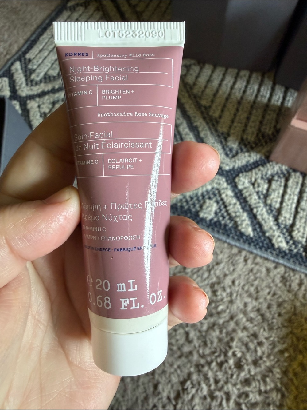 Korres Rose-Toned Night-Brightening Sleeping Facial
